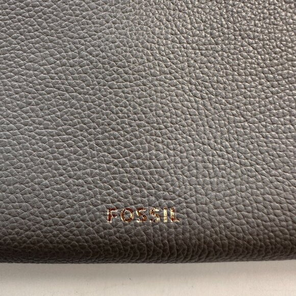 Fossil Lainie Clutch Wallet Dark grey NWT - Picture 3 of 8